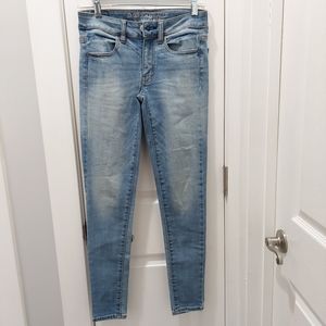 American Eagle Outfitters next level flex Slim Straight jeans Size 2r